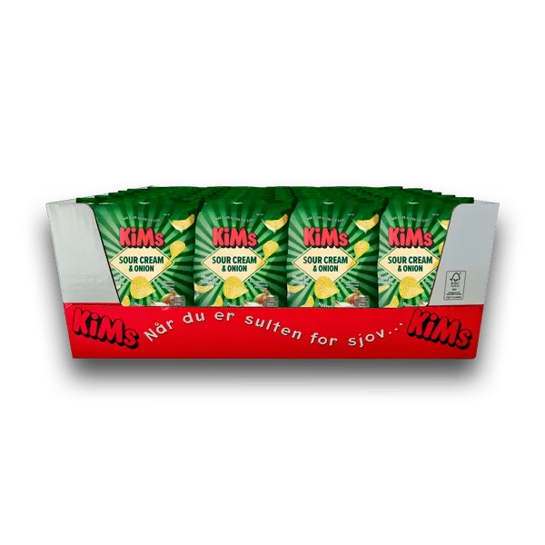 KiMs Miniposer Sour Cream & Onion 24x25g