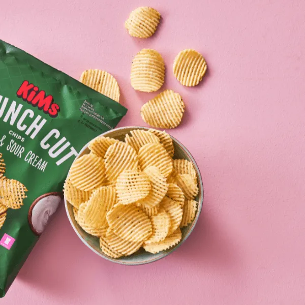 KiMs Crunch Cut Purløg & Sour Cream