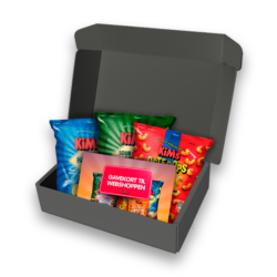 KiMs Gavekort i gaveæske med 3 miniposer