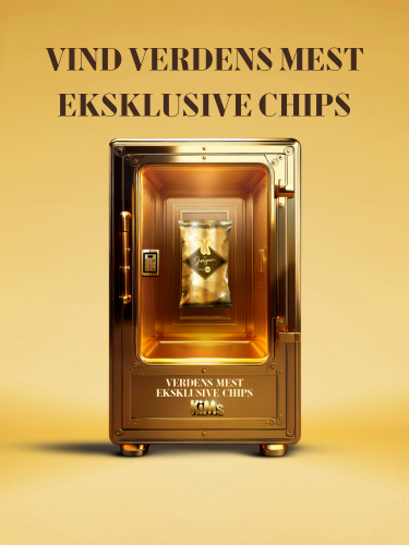 KiMs verdens mest eksklusive chips. Saml koder og vind!