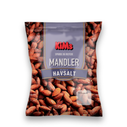 KiMs Saltede Mandler 180g