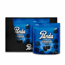 Packshot af Panda Soft Licorice Salmiak kolli