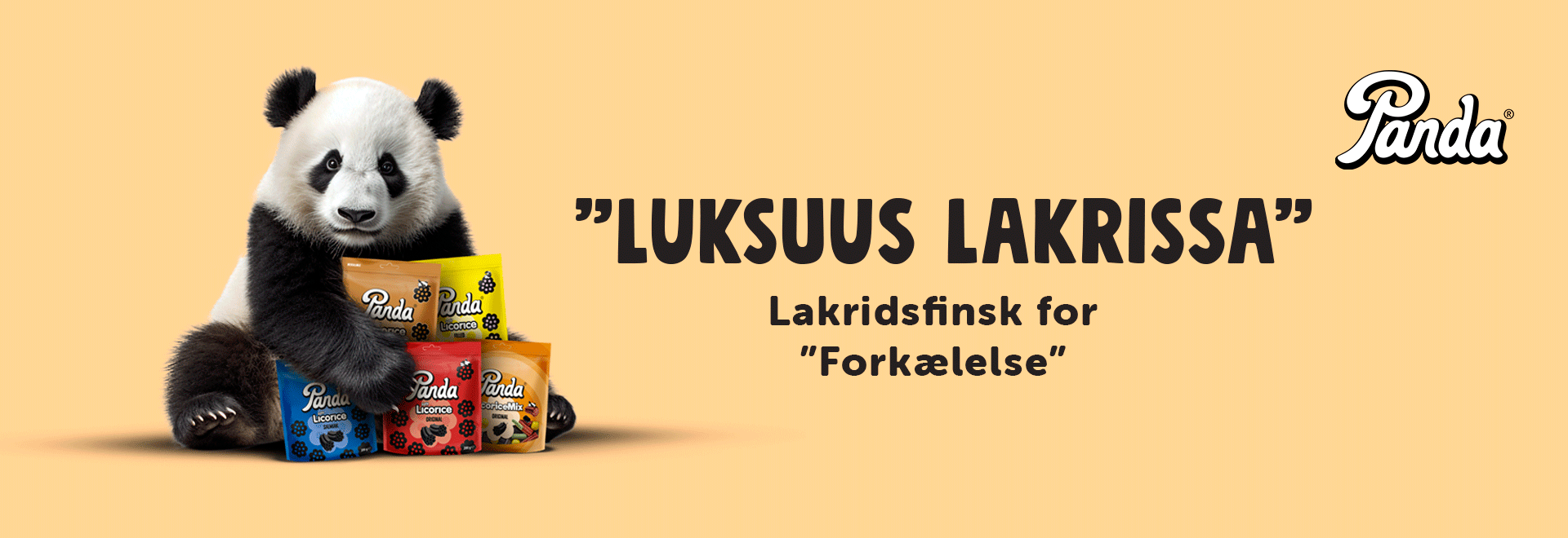 Panda lakrids luksus lakrissa banner desktop version