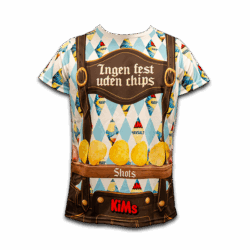 KiMs Oktoberfest t-shirt set forfra.