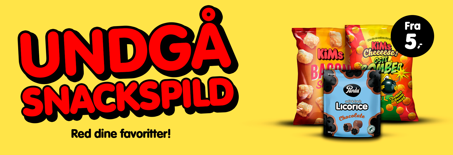 KiMs snackspild banner
