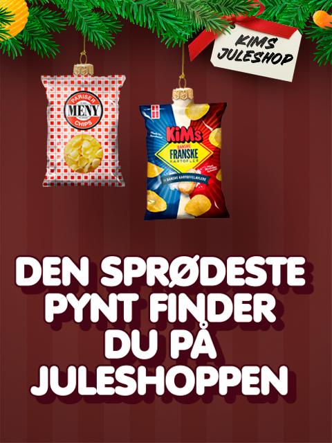 KiMs Juleshop forside banner til mobil