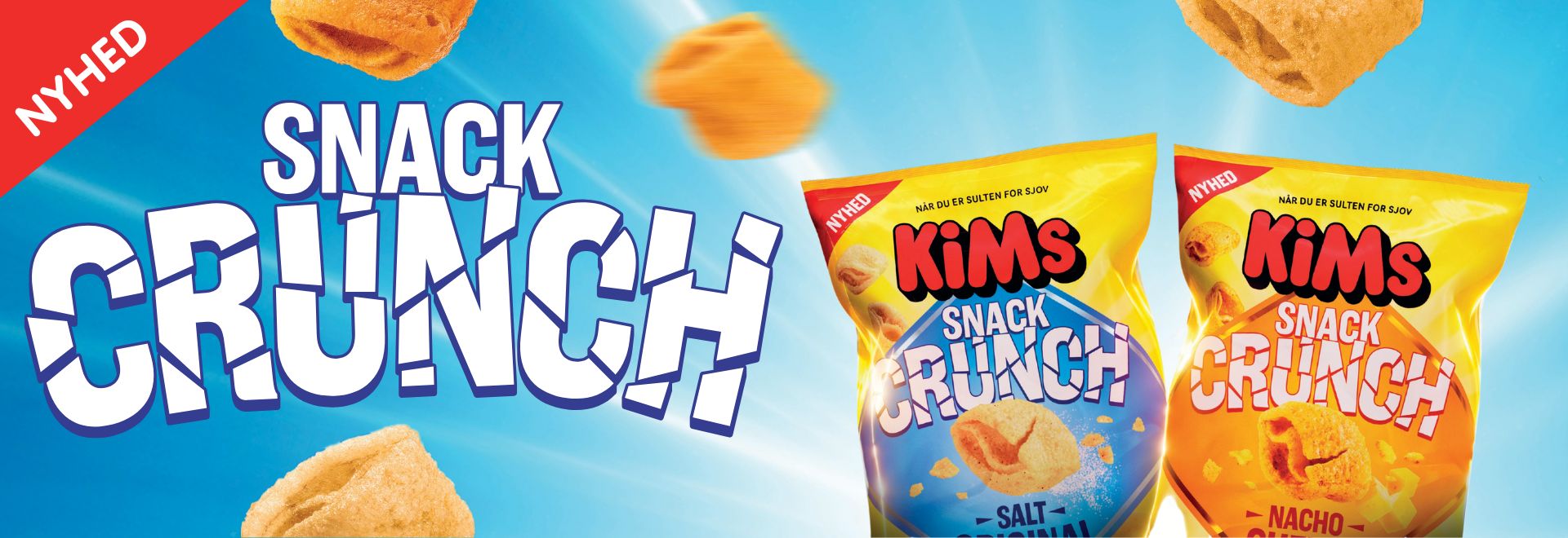Banner KiMs Snack Crunch nyhed desktop version