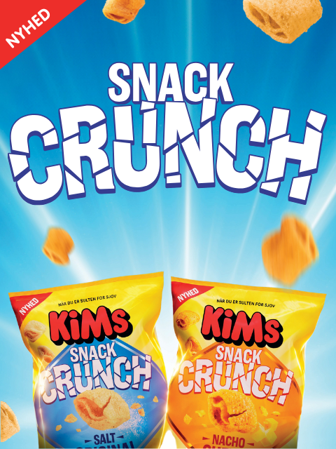 Banner KiMs Snack Crunch nyhed mobile version