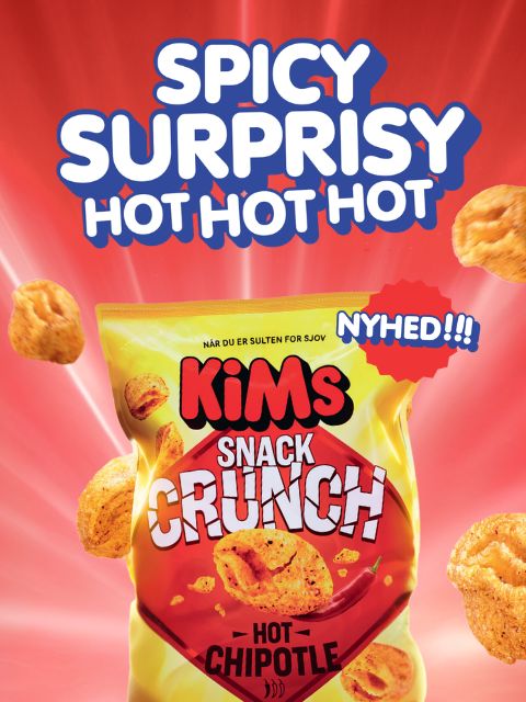 KiMs Snack Crunch Hot Chipotle banner